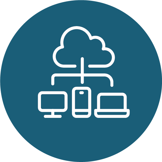 Cloud über digitale Geräte