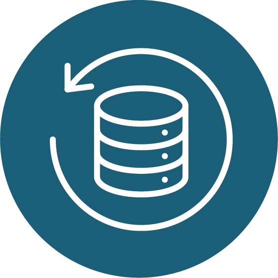 server stack with arrow
