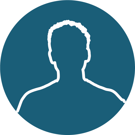 Silhouette einer Person