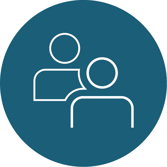 two people stick men icons